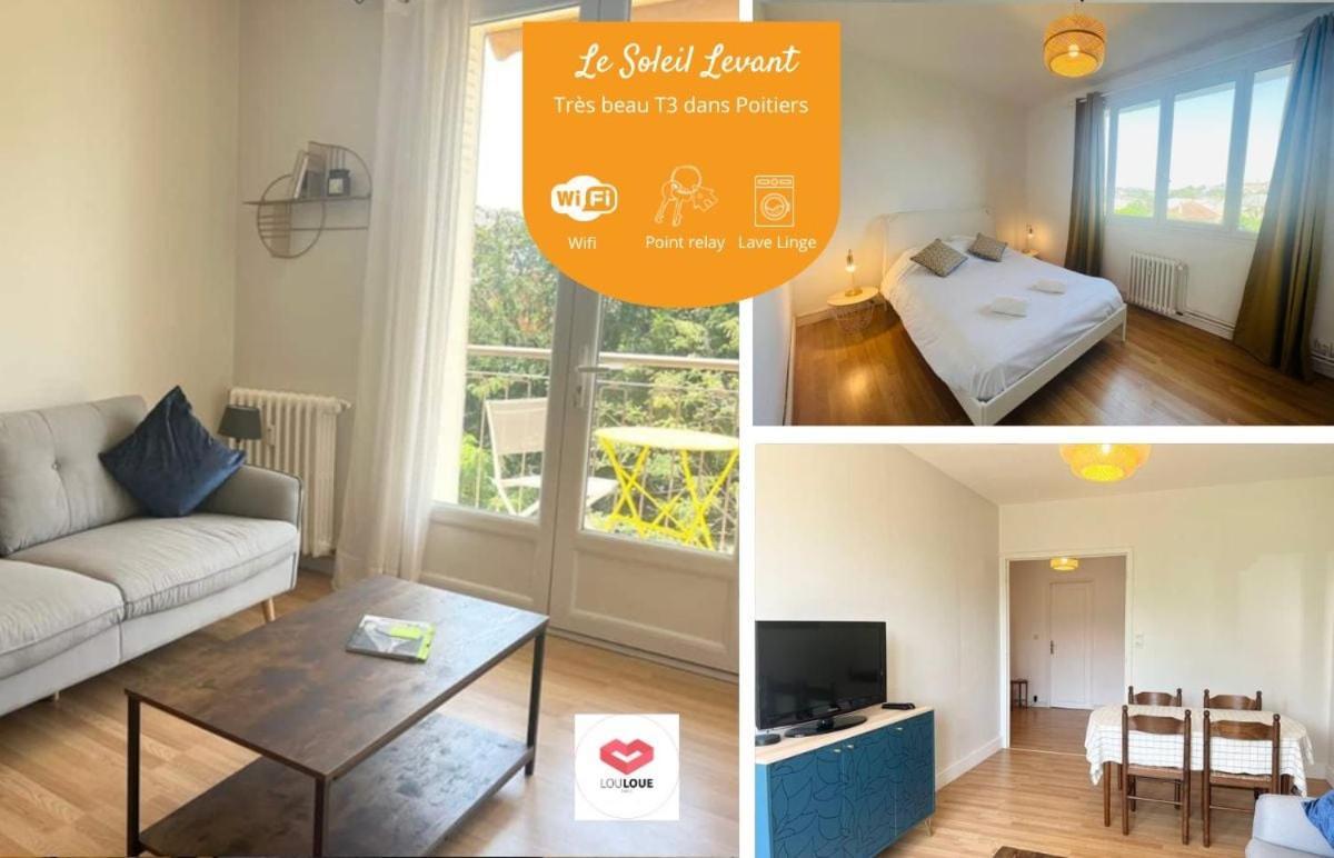 Le Soleil Levant - Beau T3 Moderne Et Lumineux Poitiers Eksteriør billede